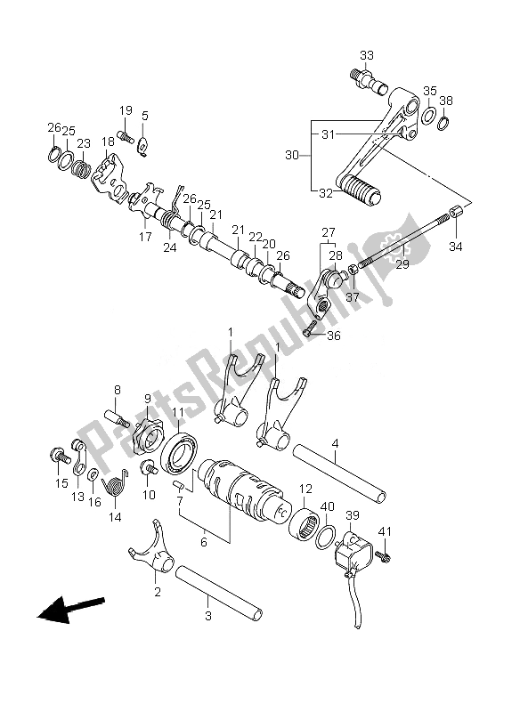 Todas las partes para Cambio De Marchas de Suzuki GSR 600A 2007