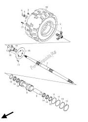 roue arrière droite (lt-r450z)