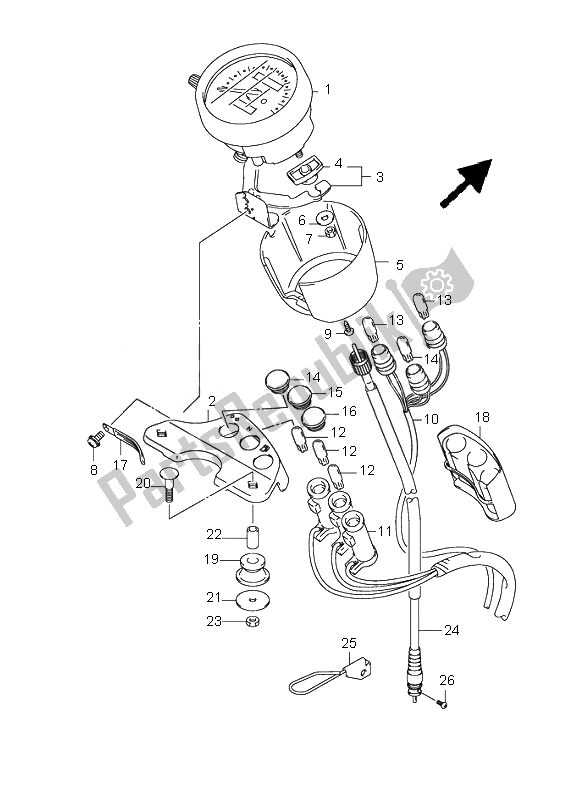 Wszystkie części do Pr? Dko? Ciomierz Suzuki RV 125 Vanvan 2007