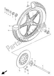 FRONT WHEEL (GN250E)