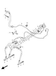 manguera del freno delantero (gsr750a e21)