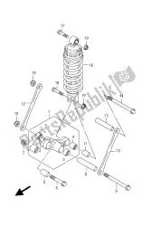 REAR CUSHION LEVER (GSX650FU E21)