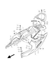 tampa da cauda do assento (sv650-a-ua)