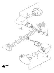 richtingaanwijzerlamp (sv650-u)