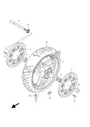 roda dianteira (gsx650fu e24)