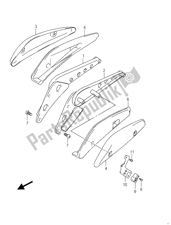 All parts for the Frame Handle Grip (vzr1800 E02) of the Suzuki VZR 1800 NZR M Intruder 2011