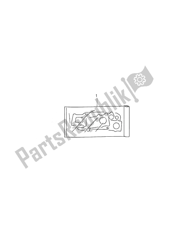 All parts for the Gasket Set of the Suzuki LT Z 50 2014
