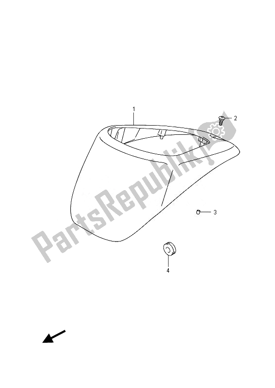 Toutes les pièces pour le Couvercle De Réservoir De Carburant du Suzuki VL 800B Intruder 2014