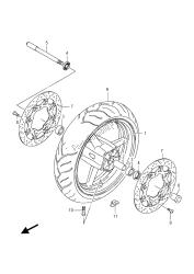 FRONT WHEEL (GSF650S)