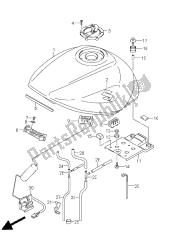 réservoir de carburant (gsx650f e24)