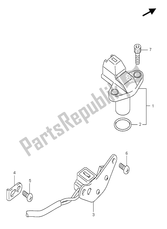 Todas as partes de Gerador De Sinal do Suzuki GSX R 750 2004