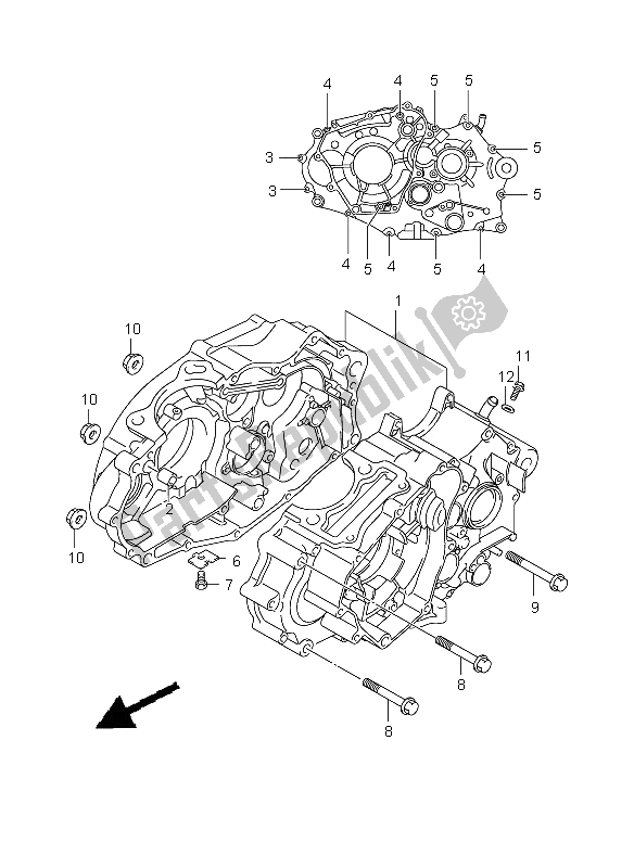 Tutte le parti per il Carter del Suzuki DR 125 SM 2009