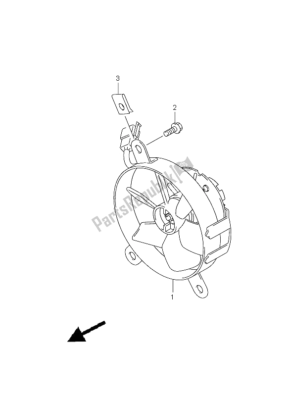 Toutes les pièces pour le Ventilateur De Radiateur du Suzuki DR Z 400 SM 2008