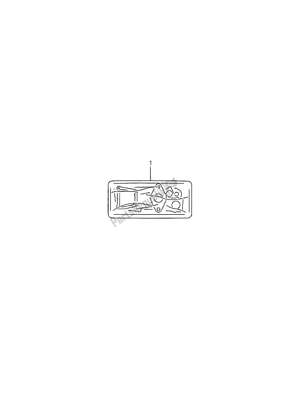 All parts for the Gasket Set of the Suzuki GSX R 1000A 2016