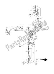 maître-cylindre arrière (gsr600a-ua)