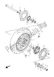 REAR WHEEL (GSR750AUE)