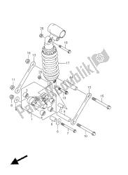 REAR CUSHION LEVER (GSX1300R E14)