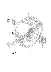 roue arrière droite (lt-a750xpz)