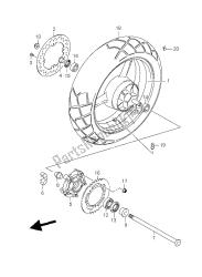 REAR WHEEL (DL650)