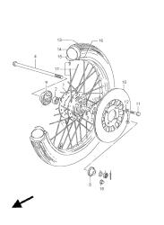 FRONT WHEEL (GN125)