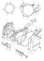 CRANKCASE COVER & WATER PUMP