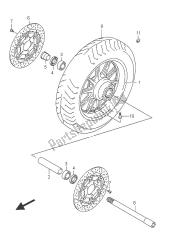 roda dianteira (vlr1800 e24)