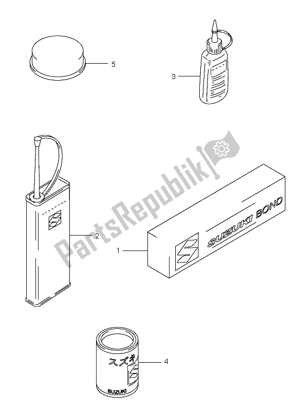 Tutte le parti per il Opzionale del Suzuki RM Z 450 2005