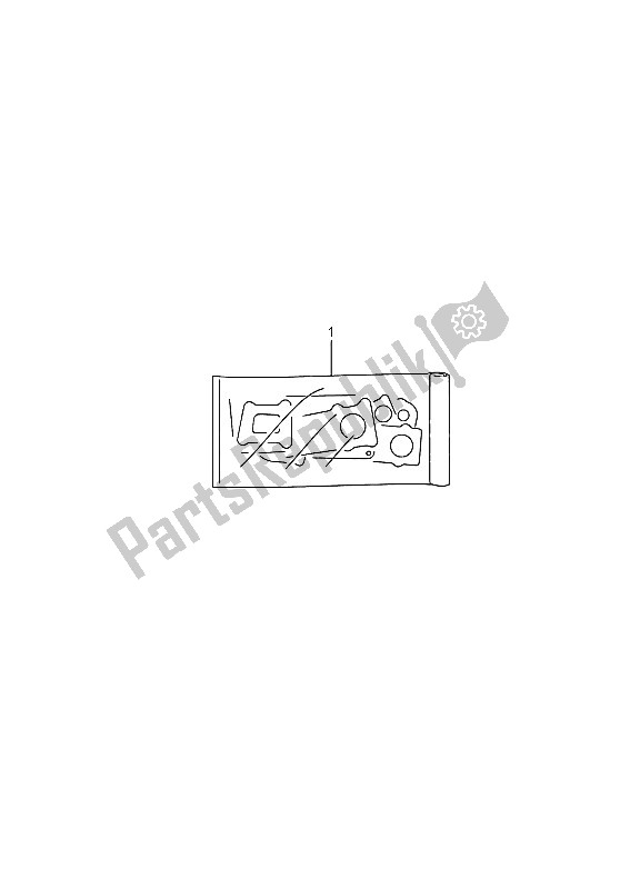 All parts for the Gasket Set of the Suzuki LT A 500 XP Kingquad AXI 4X4 2016