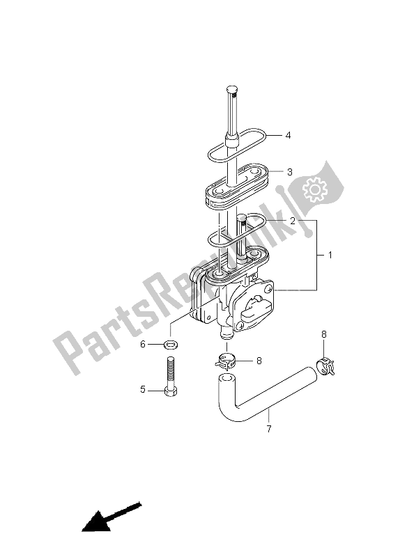 Wszystkie części do Kurek Paliwa Suzuki DR Z 400 SM 2006
