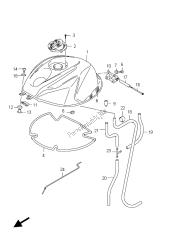 réservoir de carburant (gsx-r600 e24)