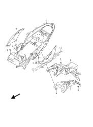 garde-boue arrière (gsr750aue e21)