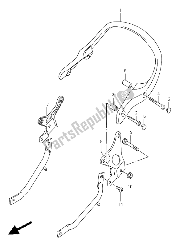 Todas las partes para Manija Del Jinete de Suzuki GSX 600F 1997