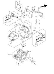 luz de combinación trasera