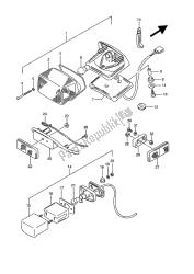 luz de combinación trasera