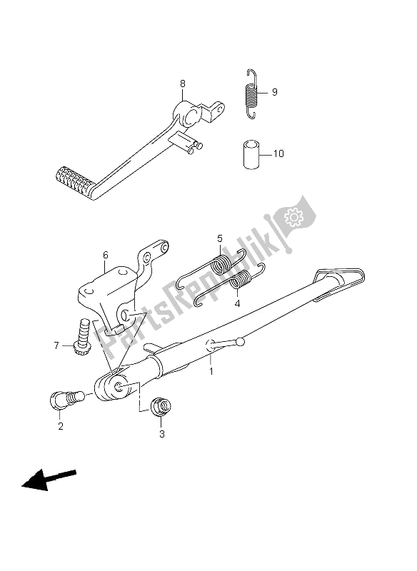 Todas as partes de Ficar do Suzuki GSX R 750 2006