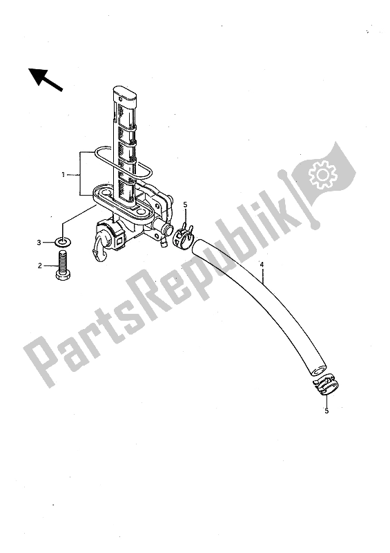 Tutte le parti per il Rubinetto Del Carburante del Suzuki LS 650 FP Savage 1989