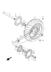 roda traseira (gsf1250s e21)