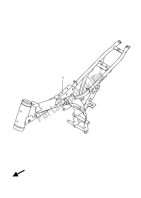 Toutes les pièces pour le Cadre du Suzuki DR Z 70 2015