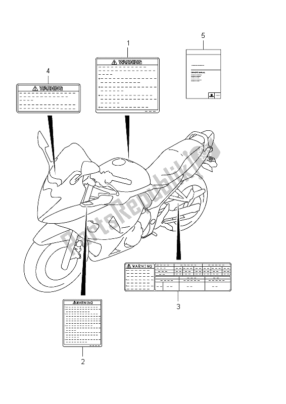 Alle onderdelen voor de Label (gsx650f E24) van de Suzuki GSX 650 FA 2012