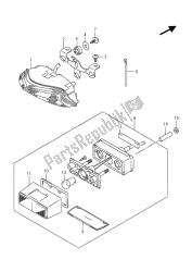 luz de combinación trasera (gsx-r600uf)