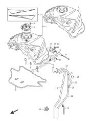 réservoir de carburant (gsx-r1000uf)