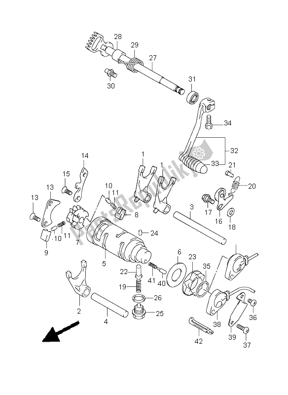 Toutes les pièces pour le Changement De Vitesse du Suzuki RV 125 Vanvan 2006