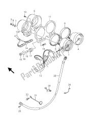 SPEEDOMETER & TACHOMETER (GS500F-FU)