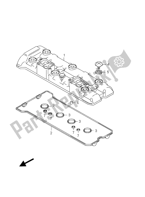 Wszystkie części do Cylinder Suzuki GSX R 1000 2012