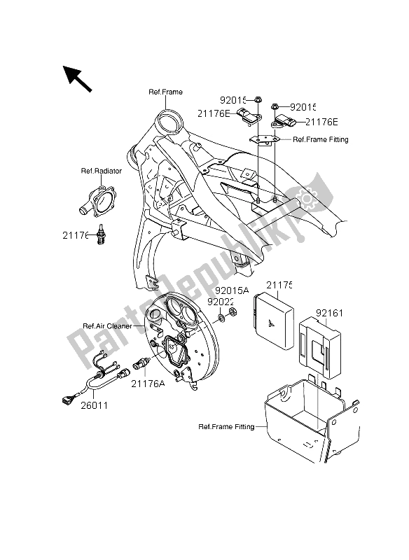 Todas las partes para Inyección De Combustible de Suzuki VZ 1600 Marauder 2004