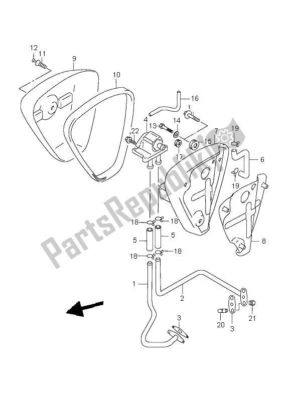 All parts for the 2nd Air (e18) of the Suzuki VL 1500 Intruder LC 1998