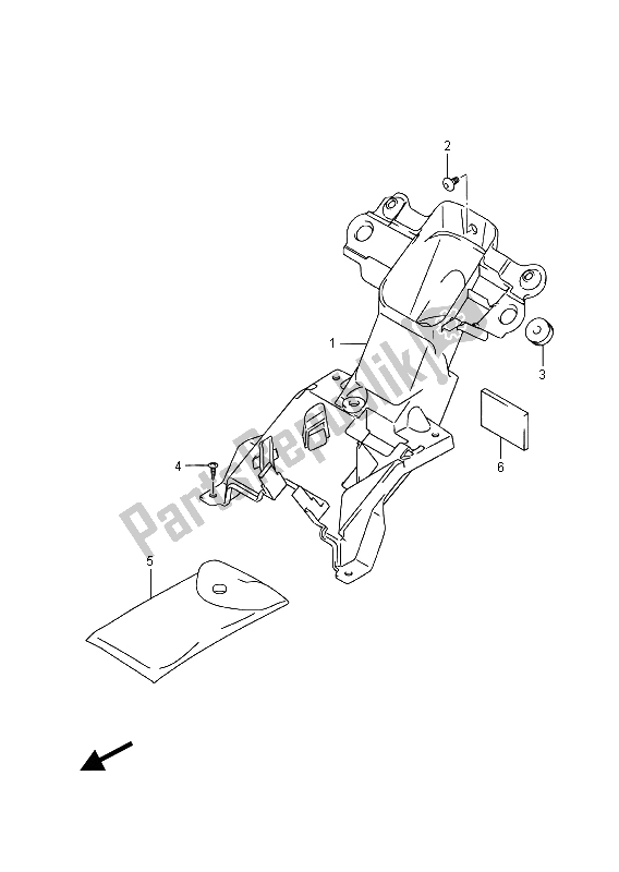 Tutte le parti per il Titolare del Suzuki GSX R 1000A 2015