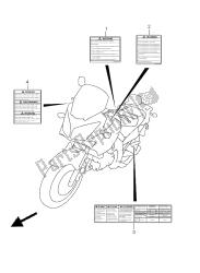 label (dl650a e2)