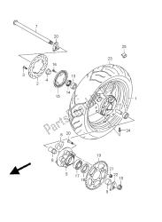 REAR WHEEL (GSF650A-SA-UA-SUA)