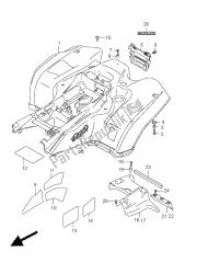 guardabarros trasero (lt-a500xp p17)